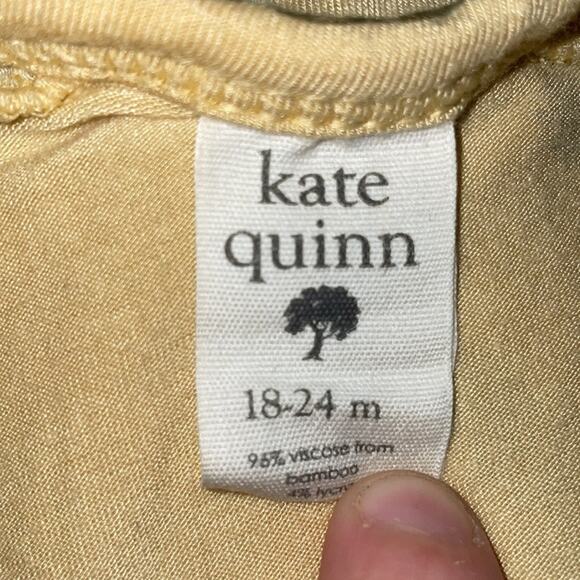 Kate Quinn Bamboo Kimono Bodysuit Sz 18-24 Months Turtle Tortoise Print - Picture 3 of 5